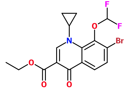 (image for) MCYQ0732 Ethyl 7-bromo-1-cyclopropyl-8-(difluoromethoxy)-4-oxo-1,4-dihydroquinoline-3-carboxylate